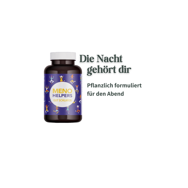 Meno Helpers Gut schlafen – pflanzlich formulierte Unterstützung für eine ruhige Nacht in den Wechseljahren