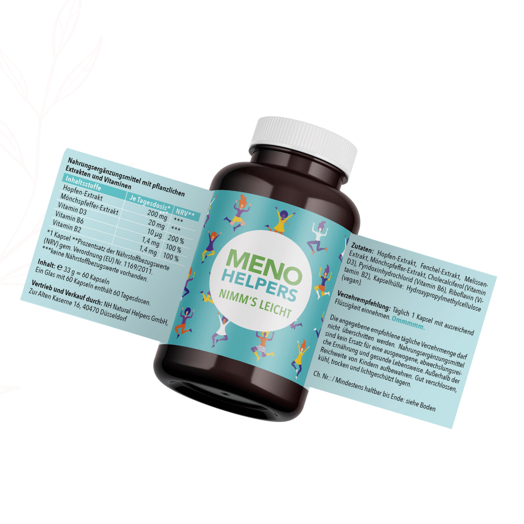 Produktdetail von Meno Helpers Nimm’s leicht mit Zutaten und Nährwertangaben