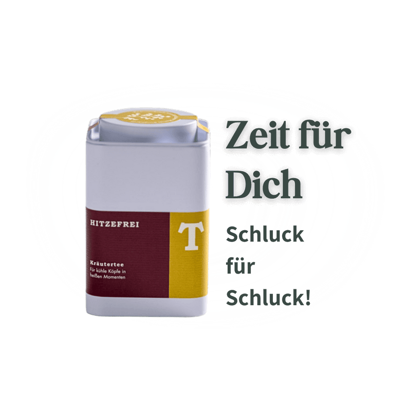 Teekammer Hitzefrei Kräutertee als Begleiter für kleine Auszeiten im Alltag, Kräutertee für bewusste Teemomente