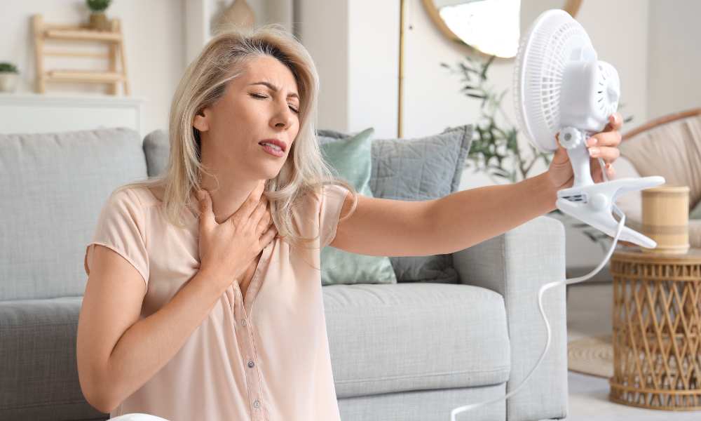 Schwitzen & Hitzewallungen in den Wechseljahren