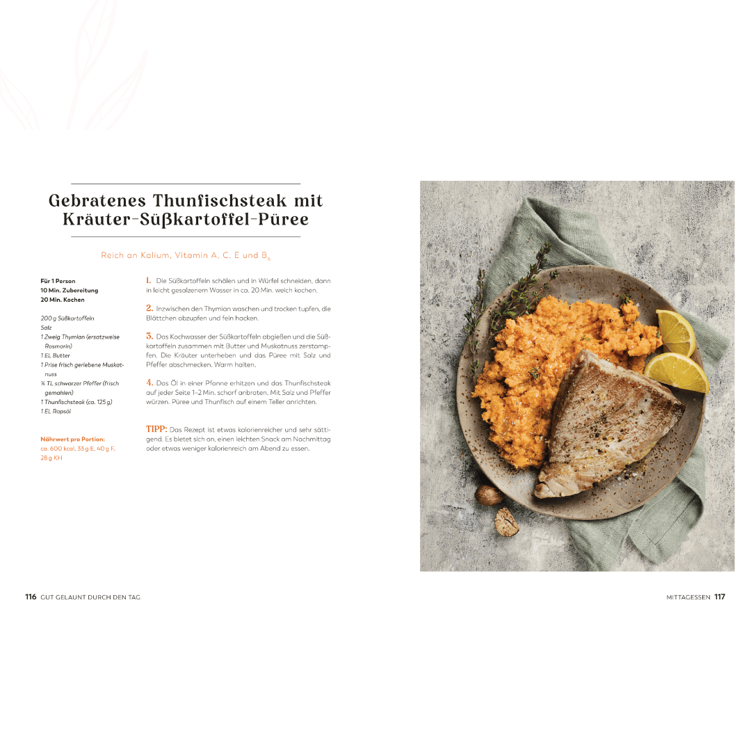 Rezeptseite für Couscous-Salat mit Kichererbsen aus dem Buch „Best Female Food“