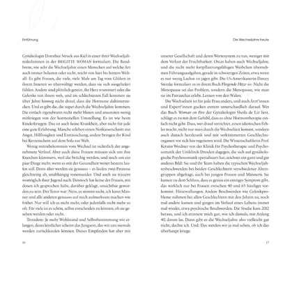 Leseprobe aus dem Buch Wechseljahre von Diana Helfrich Einführung Seiten 16 und 17