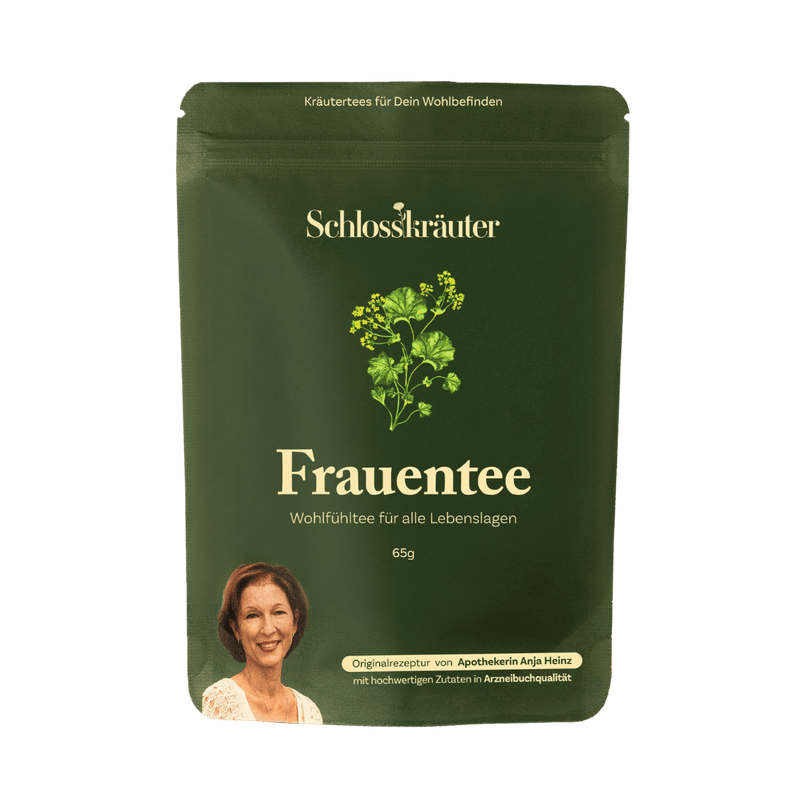 Schlosskräuter Frauentee Verpackung 65 g, Kräutertee für hormonelle Balance und Wohlbefinden von Frauen